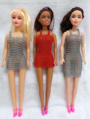 Chainmail Barbie Dresses