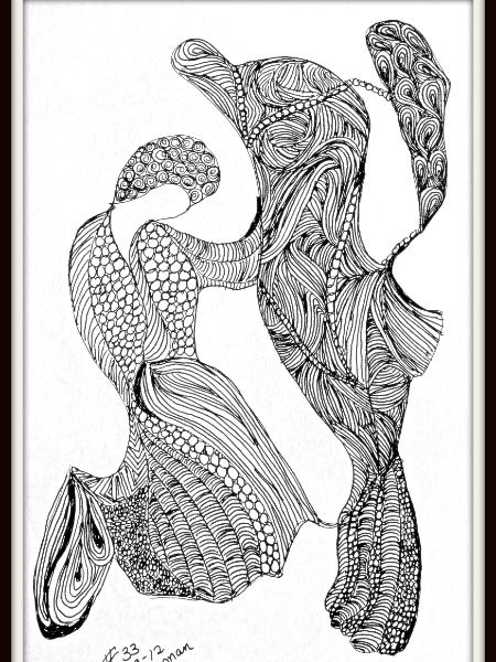 Lady and Dolphin