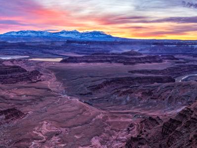 Blue Hour Vast View from Dead Horse Point Blue Hour Vast View from Dead Horse Point