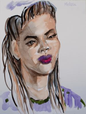 Melissa, Frontal Portrait Melissa, Frontal Portrait