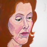 Margaret, Gouache Portrait
