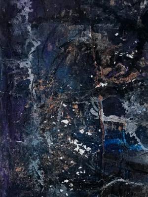 Matted Mini Abstract #36 (Nocturnal Series 29-38) Matted Mini Abstract #36 (Nocturnal Series 29-38)
