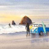 Cannon Beach Morning Surf