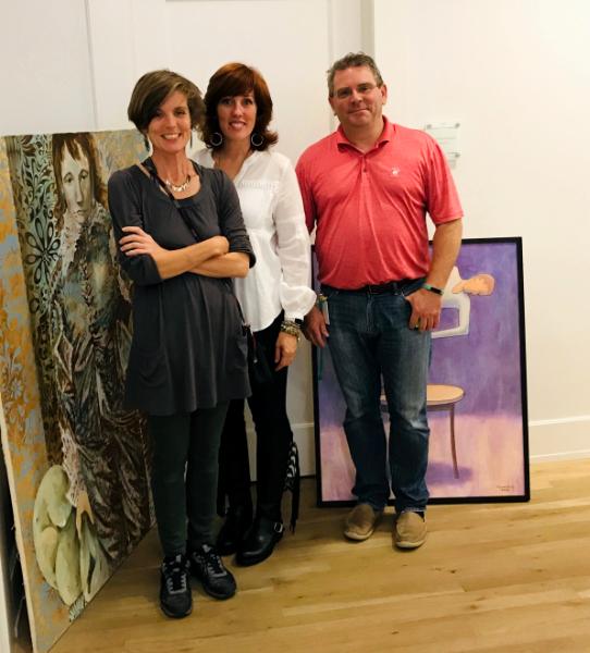 With Tom and Cheryl at Gallery 211