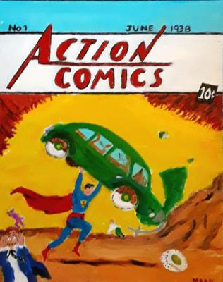 First Superman Comic Cover 1938 First Superman Comic Cover 1938