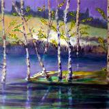 Purple and Birch Purple and Birch
