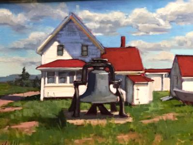 Lighthouse on Monhegan 18x24" oil Lighthouse on Monhegan 18x24" oil