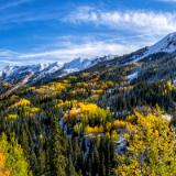 Autumn Snow in the Red Mountains
