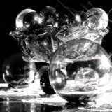 Sparkling Antique Bowl & Glass Floats