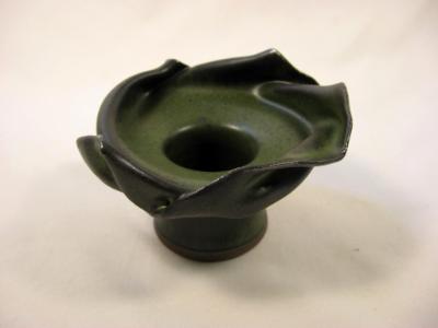120624.A Flower Vase with Crumpled Edge 120624.A Flower Vase with Crumpled Edge