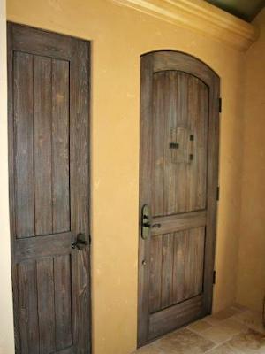 Decorative Finish on Doors- also see detail Decorative Finish on Doors- also see detail