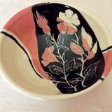 Pink and Black Bowl