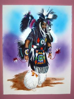 pow wow dancer