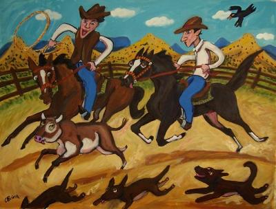 Calf ropin' Calf ropin'