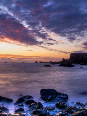 Ghostly Rocks Sunset Ghostly Rocks Sunset