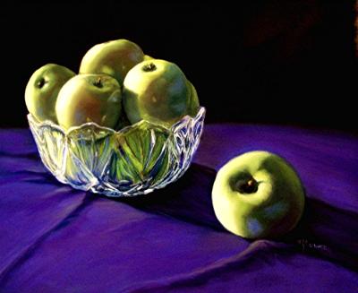 Green Apples and Glass