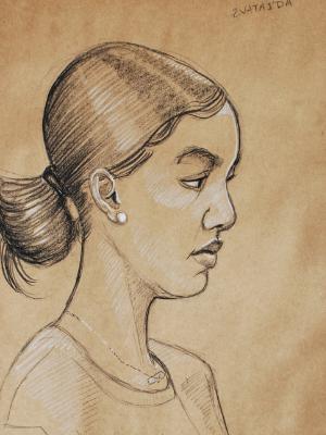Zvataida, Profile Head Study Zvataida, Profile Head Study