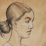 Zvataida, Profile Head Study