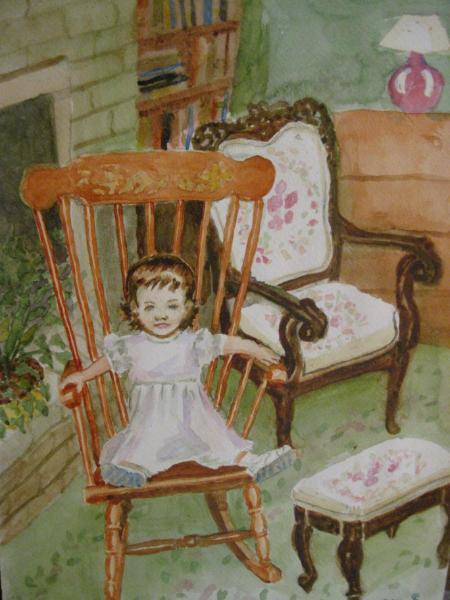 Girl in Rocking chair