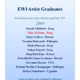 EWI gratuation artists 2009