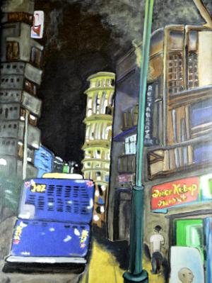 Madrid 24"x40" oil on canvas Madrid 24"x40" oil on canvas