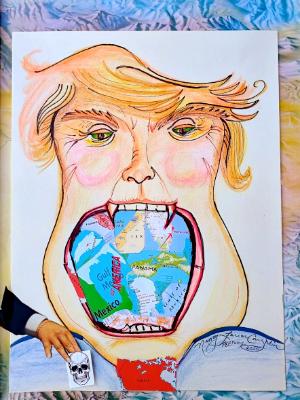 Felon-in-Chief Wants to Buy the World 