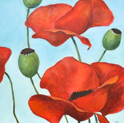 Poppies for Mano (Sold)