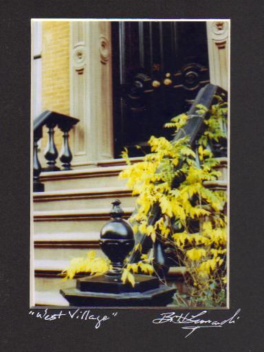 West Village "Railing with Leaves"