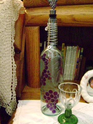 Use water carafe for bedside water in your room or guest room