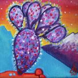 Purple Cactus Sunset SOLD