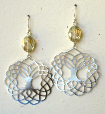 Tree of Life Medallion Earrings Tree of Life Medallion Earrings
