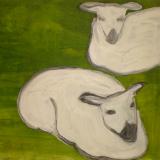 Two Sheep in the Meadow
