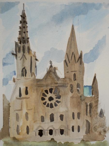 Chartres, Front View