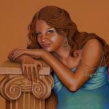 Teen Angel 1- Coloured Pencil