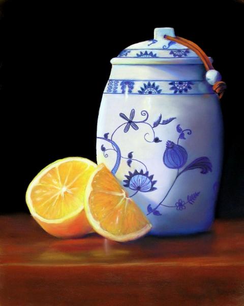 Lemons and Ginger Jar