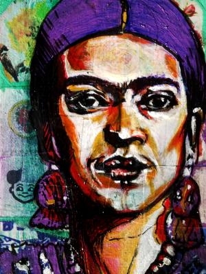 Painting 2 of 10 Frida Fun Painting Commissions