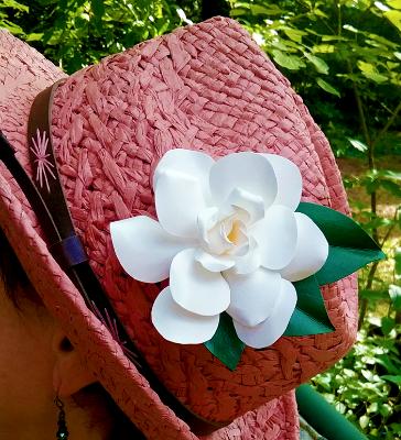 Large Gardenia Pin Large Gardenia Pin