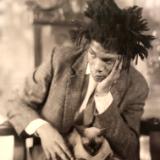 Basquiat with cat 