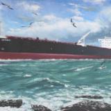 Ecuadorian oil carrier "Cotopaxi", 120cm x 60cm, 2013