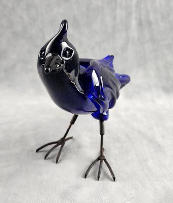 #05082421 free standing steller's jay 8''Hx10''L $400 #05082421 free standing steller's jay 8''Hx10''L $400