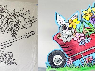 Wheel barrow bunny