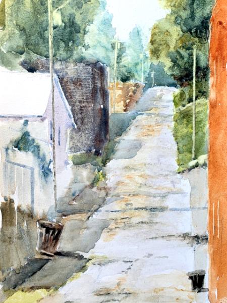 Alley off Schiller St  6.8.26