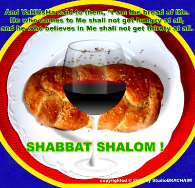 Joh 6:35~Shabbat Shalom