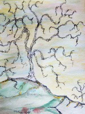 Dancing Trees at Sunrise. Dancing Trees at Sunrise.