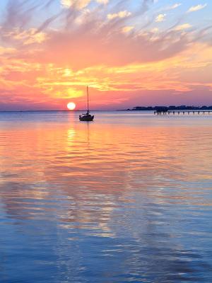 Gulf Breeze Sunset Reflections Gulf Breeze Sunset Reflections