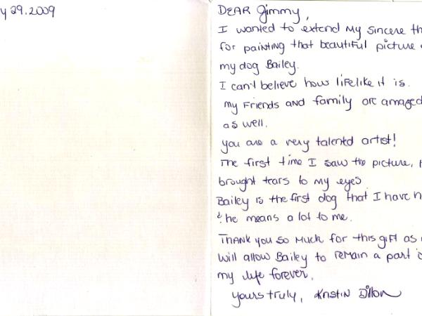 Thanks Letter 1 感谢信1