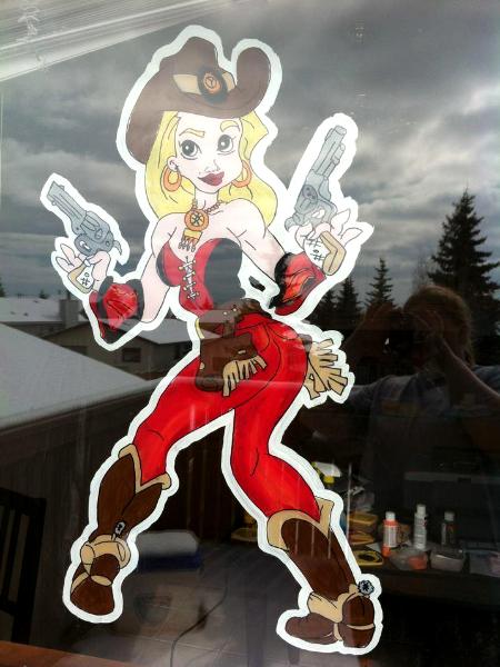 cowgirl six shooters