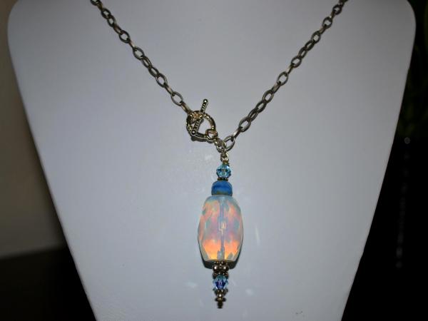 Opalite and Swarovski crystal Necklace