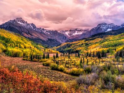 Dallas Creek Valley Sunset Dallas Creek Valley Sunset