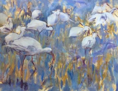 Feeding Gulls (Sold)